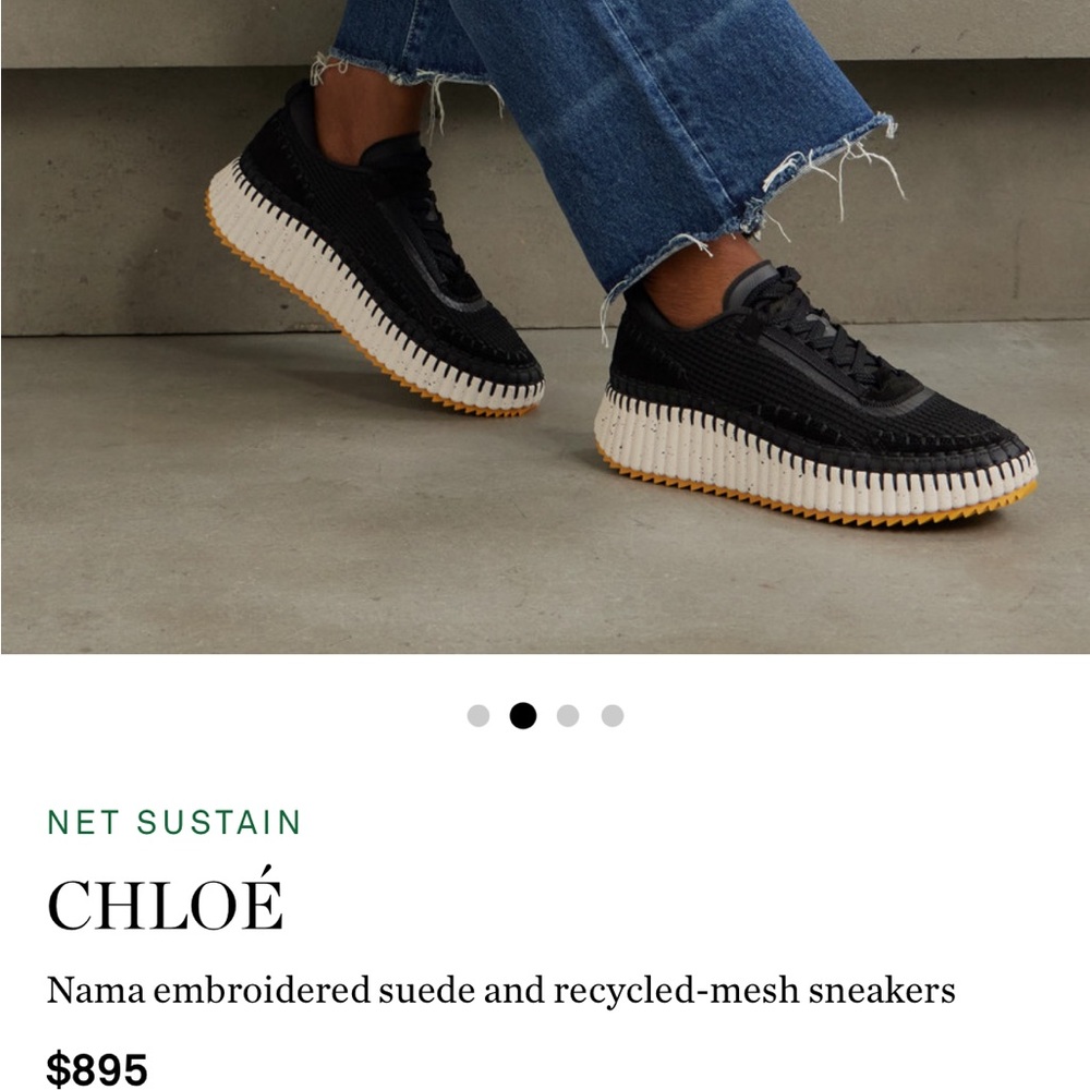 Chloe Nama Sneakers- Black - Picture 8 of 11